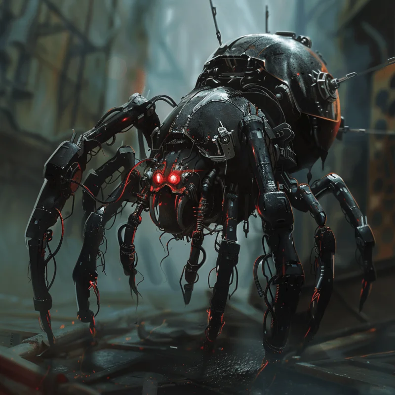 Arachnoïde Mécanique portrait