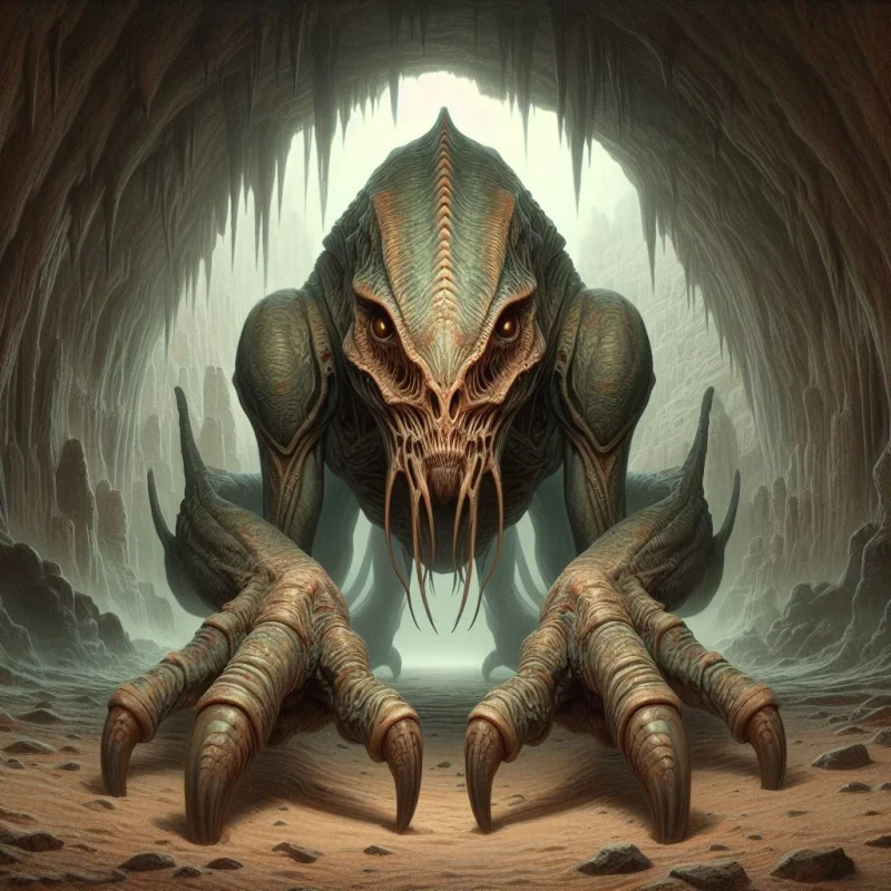 Basilisk portrait