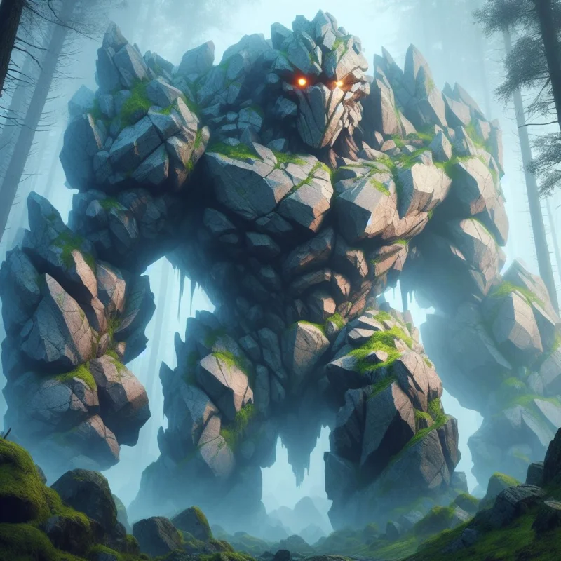 Golem de Pierre portrait