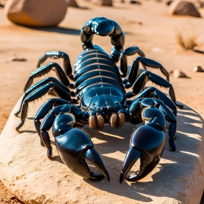 Scorpion géant portrait