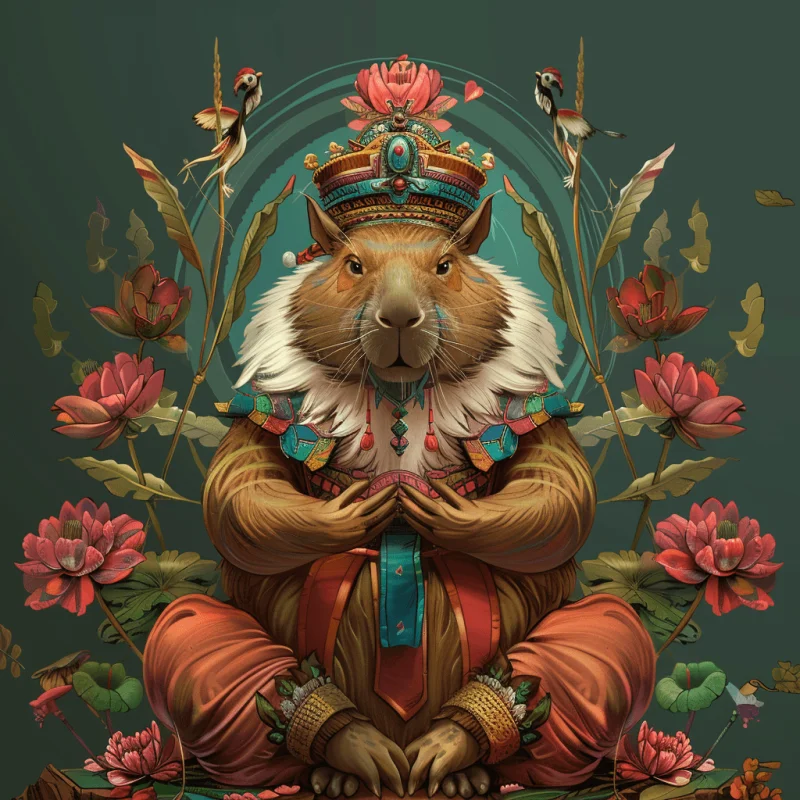 Seigneur Capybara portrait
